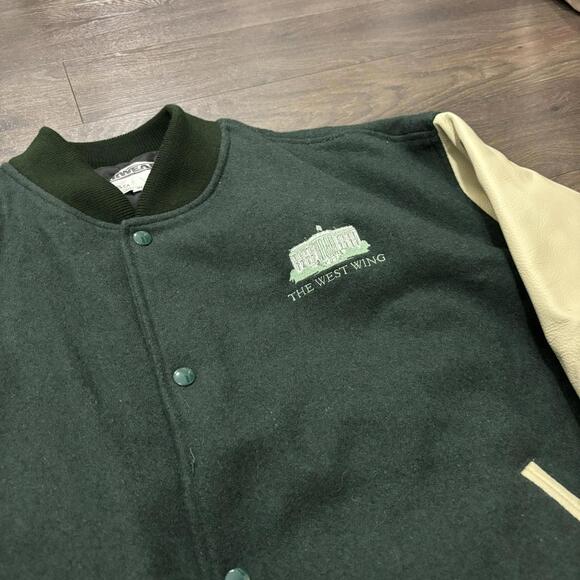 vintage the west wing varsity jacket XL 90s - Picture 2 of 8